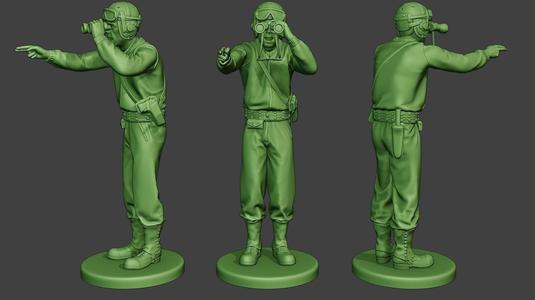 American Tank Crew unit ww2 Action ATC1