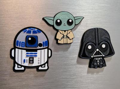Cute Star Wars Magnets - Layered Design!