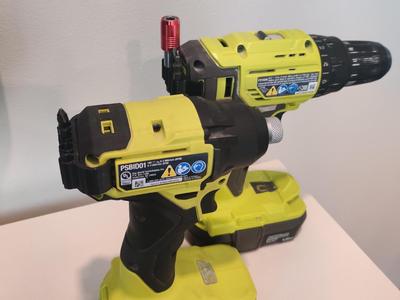 Ryobi drill and driver bit holders
