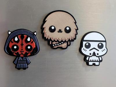 Cute Star Wars Magnets Pt. 2 - Layered Design!