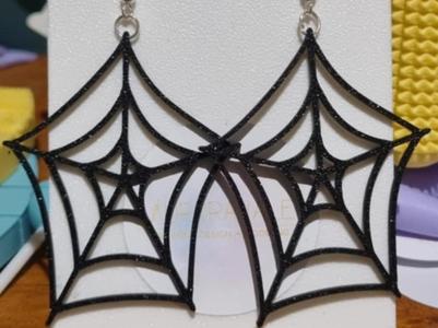 Spider Web Earrings