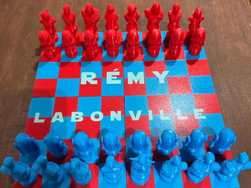 Star Wars Chess Set with labels - English