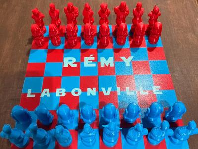 Star Wars Chess Set with labels - English