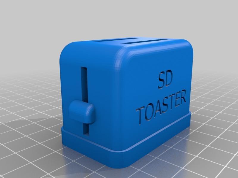 Toaster SD Card Holder