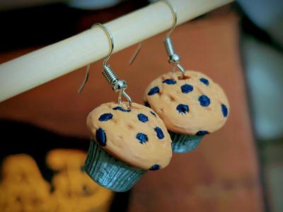 Blueberry Muffin Earrings