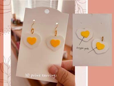 Sunny-Side-Up Heart Earrings