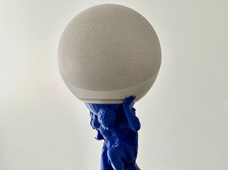 Hercules Holding Echo- 3D PrintedStand-AmazonEcho4