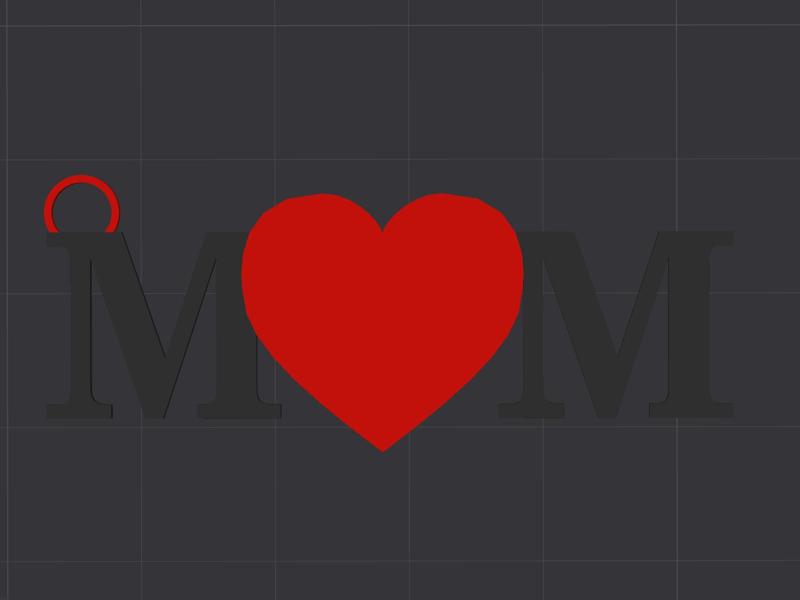 Mom Keychain