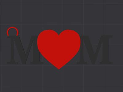 Mom Keychain