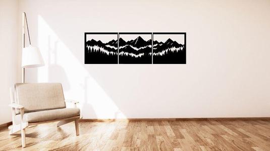Mountain panorama wall decoration