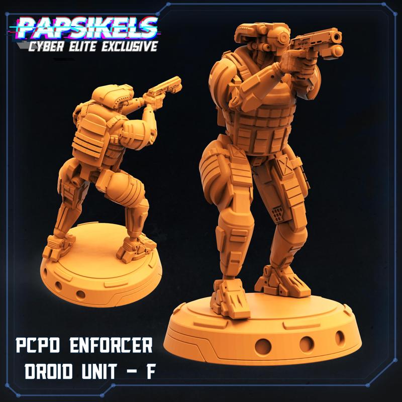 PCPD ENFORCER DROID UNIT - F