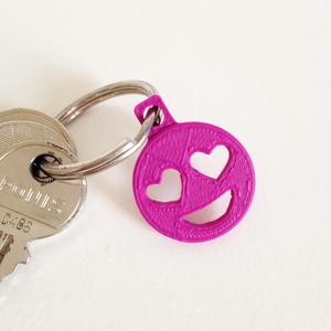 Heart Eyes Emoji Keychain Addon