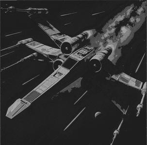 X-wing starwars Hueforge