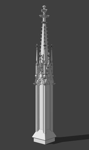 Gothic Spire of Cologne Cathedral