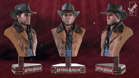 Arthur Morgan Bust