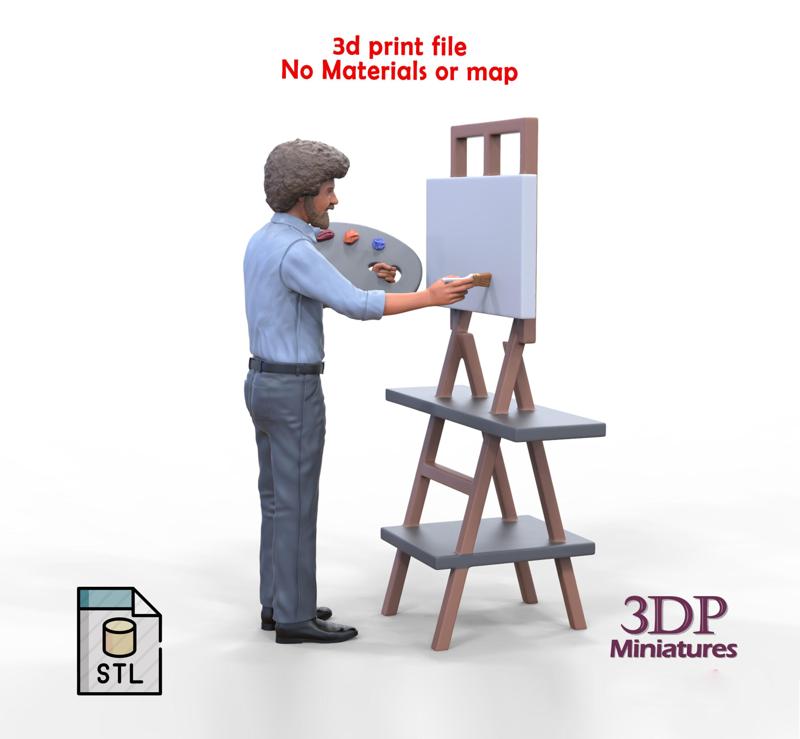 Bob Ross painting
