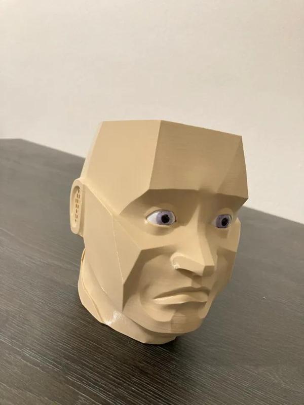 Kryten RPI case - moveable eyes, no support   