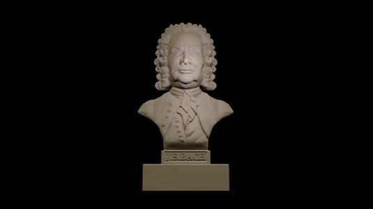 J.S. Bach bust   