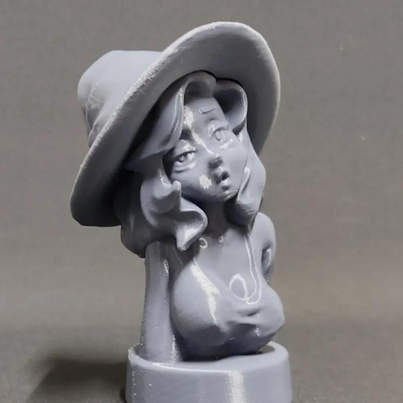 Witch girl bust   