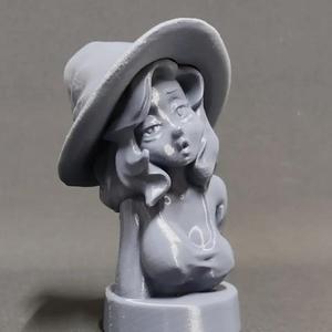 Witch girl bust   