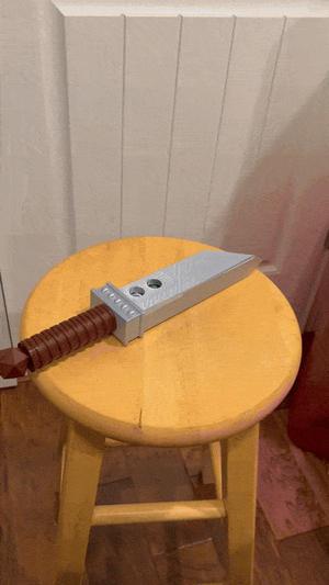 DND Buster Sword Dice Holder
