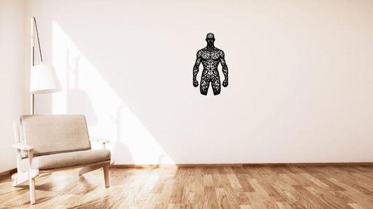 Golem voronoi wall decoration