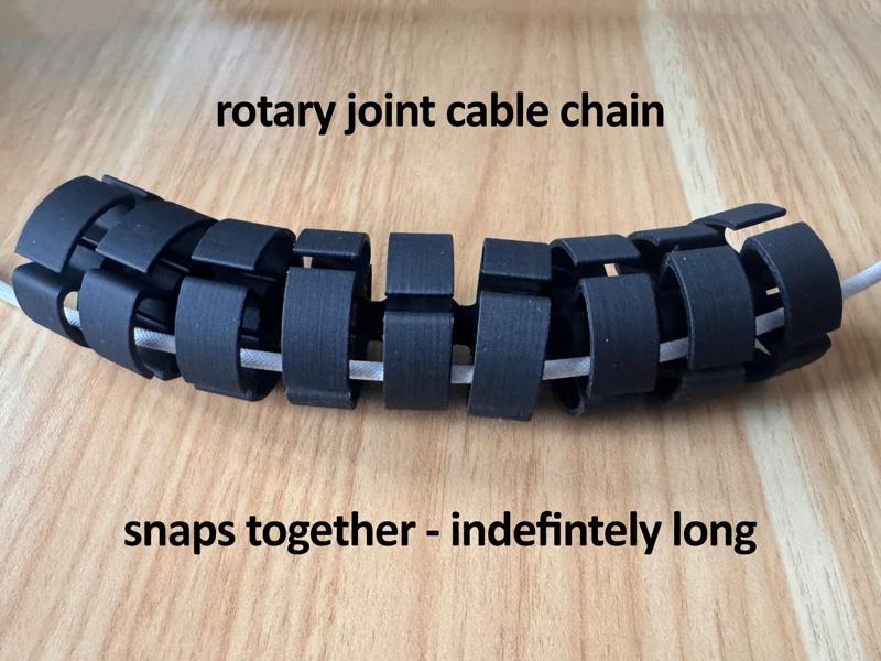 Desk cable chain (round)