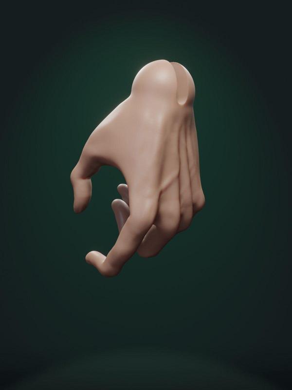 Mars BJD Hand Pose 4