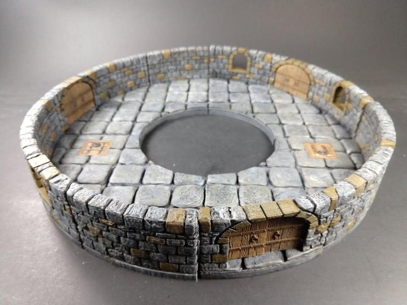 OpenForge 2.0 Dungeon Stone Curved Floors