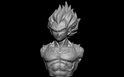 Majin Vegeta Bust 