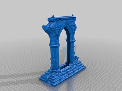 Ruined Archway Portal - Phone Charging