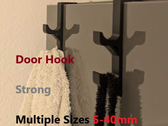 Door Hook, Strong Design, Multiple Sizes "5-40mm"