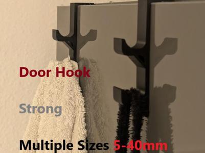 Door Hook, Strong Design, Multiple Sizes "5-40mm"