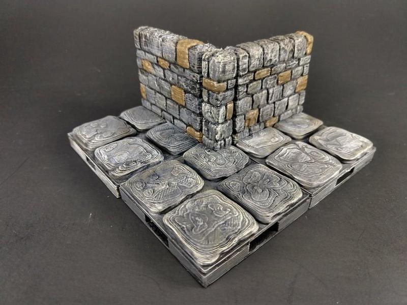 OpenForge 2.0 Dungeon Stone Pillar (Internal Corner)