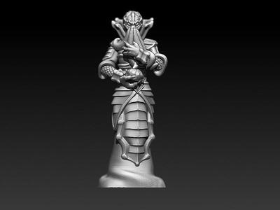 DnD miniature illithid mindflayer monster remake