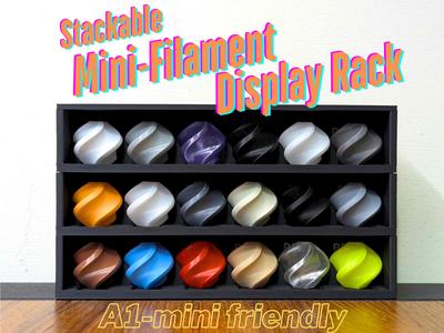 Stackable Mini-Filament Display Rack