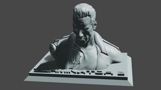 Terminator 2 Bust (remixed)
