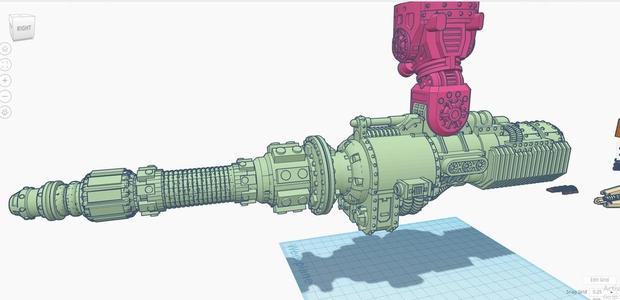 Black Hole Cannon for Warlord Titan Titanicus 