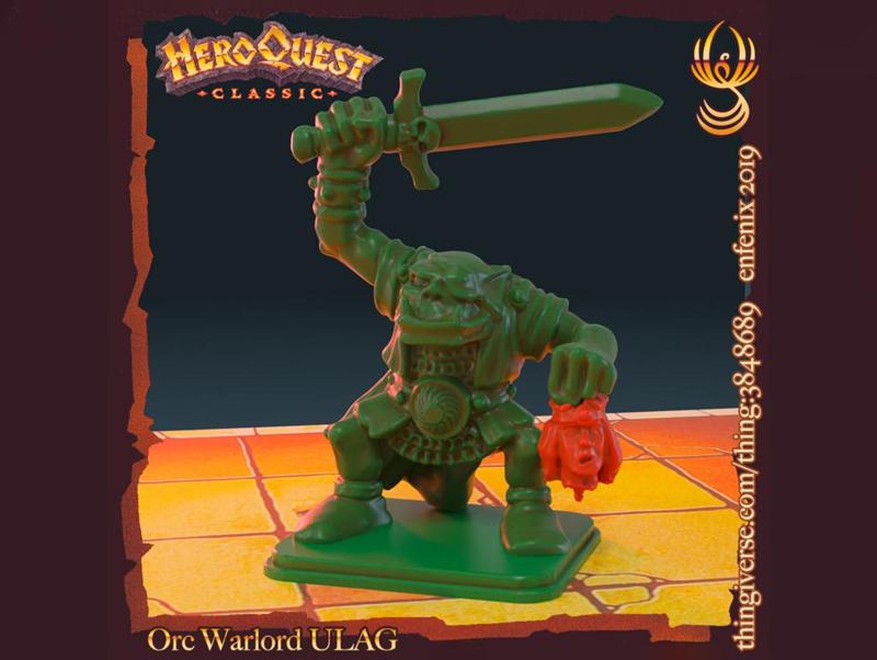 HeroQuest - Orc Warlord ULAG
