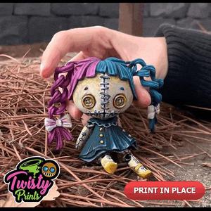 🪆Articulated Creepy Doll (Print In Place)🪆
