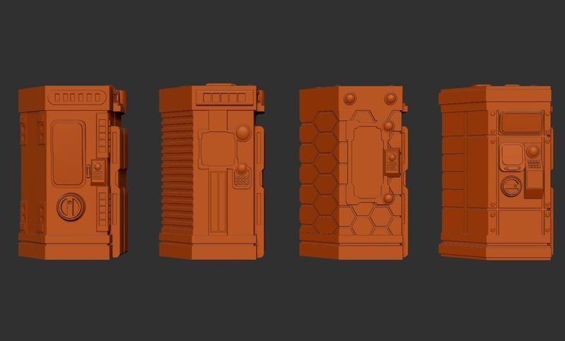 Type 9 Vending Machines. (Shields, 4 Models)
