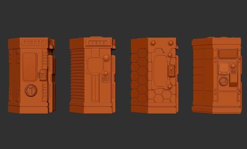 Type 9 Vending Machines. (Shields, 4 Models)