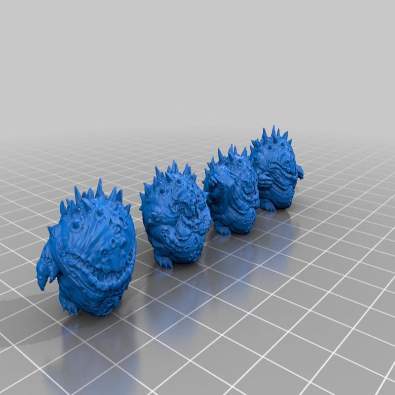 nurglings - reposing - remix