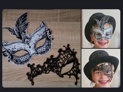 2 lace mask