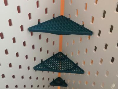 Skadis shelf, clutch 90 degrees