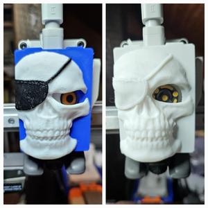 Skull Extruder Front Cover for A1 and A1 Mini
