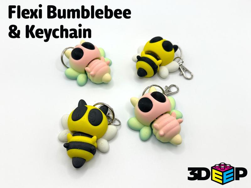 Flexi Bumblebee & Keychain - No Supports