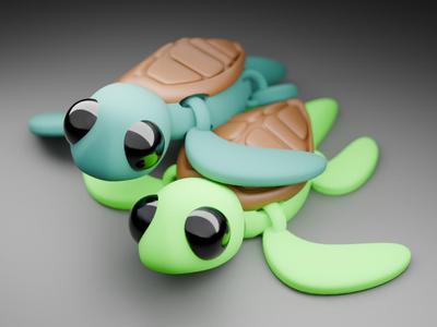 Articulated Sea Turtle!