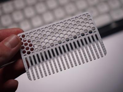 Credit Card Sized Beard / Hair Comb - Only 6G!