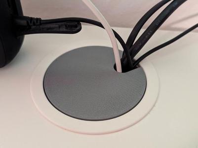 IKEA Micke desk cable hole cover